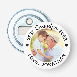 Abrebotellas Foto personalizada del mejor abuelo jamás Persona