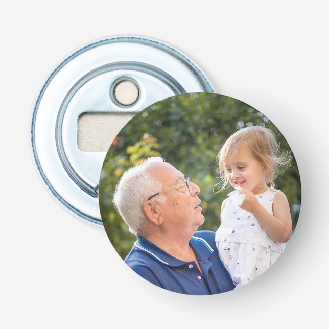 Abrebotellas Foto personalizada personalizada (Anverso)