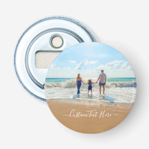 Abrebotellas Foto y texto personalizado - Único su propio dise