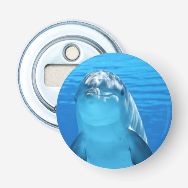 Abrebotellas Fotografía amistosa de delfines (Anverso)