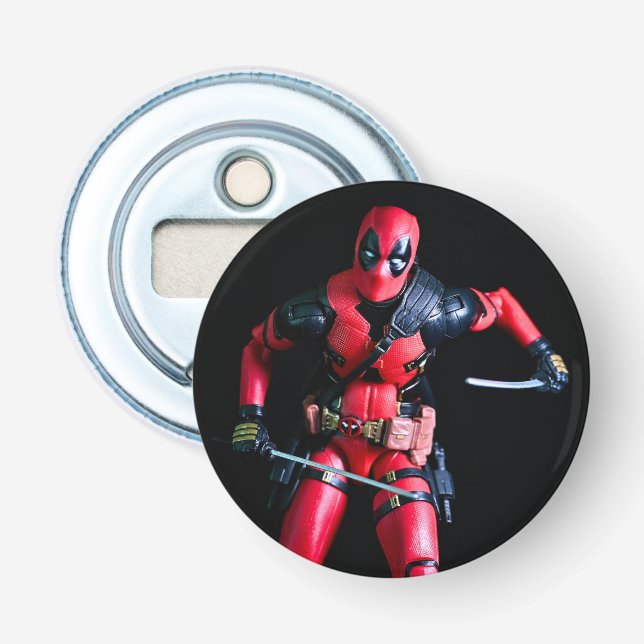 Abrebotellas Fotografía de juguete de historietas de la cultura (Anverso)