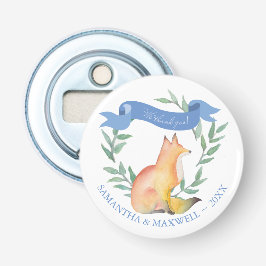 Abrebotellas Fox Magnetic Baby Shower Favor