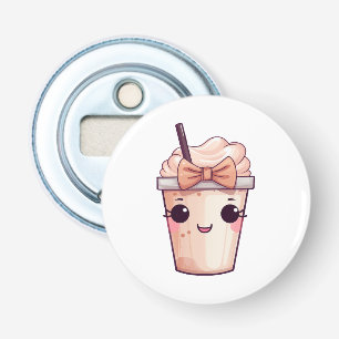 Abrebotellas Frappé sonriente Kawaii