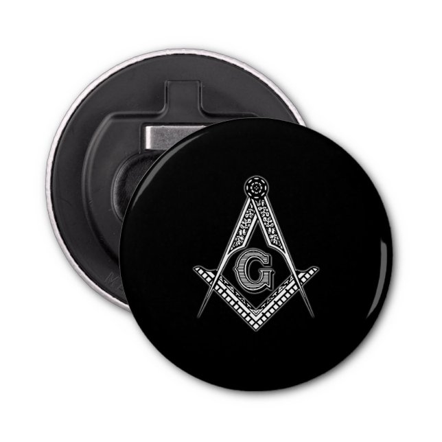 Abrebotellas Freemason (negro) (Anverso)