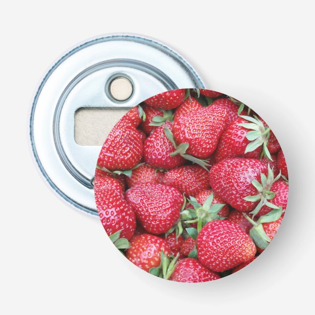 Abrebotellas fresas frescas (Anverso)