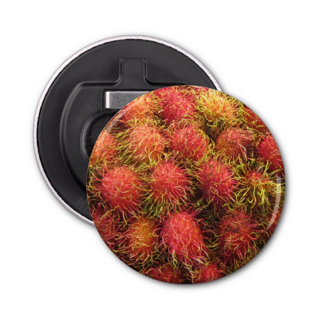 Abrebotellas Fruta tropical de Rambutan (Anverso)
