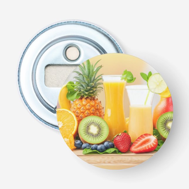 Abrebotellas Frutas jugosas frescas (Anverso)