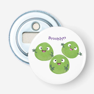 Abrebotellas Funny Brussels brota personalizado de verduras