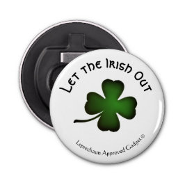 Abrebotellas Funny Leprechaun aprobó la salida de los irlandese