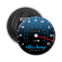 Funny Manly Odometer Speedometer Blue Purpurina