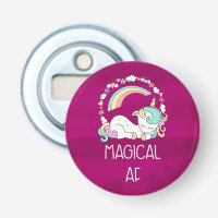 Funny Unicorn diciendo AF mágico