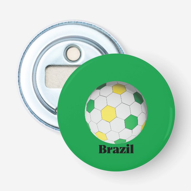 Abrebotellas Fútbol de Brasil (Anverso)
