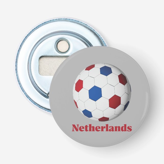 Abrebotellas Fútbol de Holanda (Anverso)