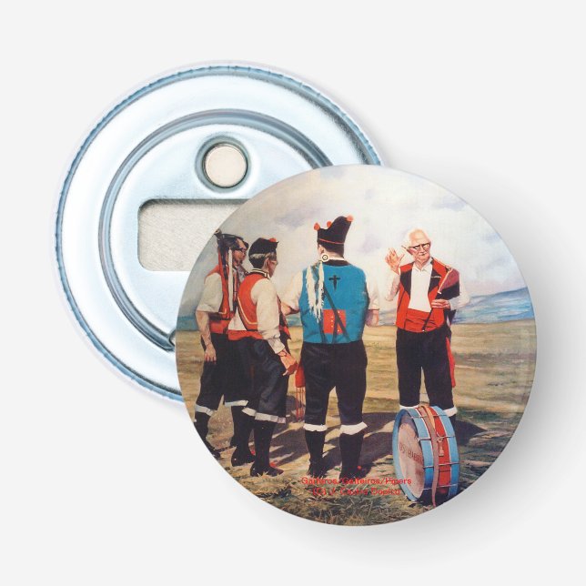 Abrebotellas Gaiteros/Gaiteiros/Pipers (Anverso)