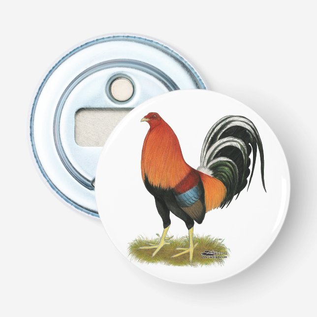 Abrebotellas Gamecock Wheaten Rooster (Anverso)