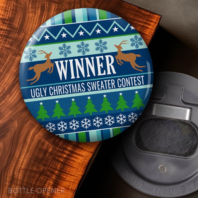 Abrebotellas Ganador del Concurso de sudaderas Navidades (Custom Bottle Opener)