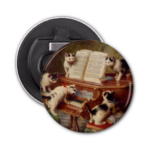 Abrebotellas Gatitos y piano