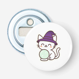 Abrebotellas Gato Kawaii Halloween - Magnífico y adorable Spook
