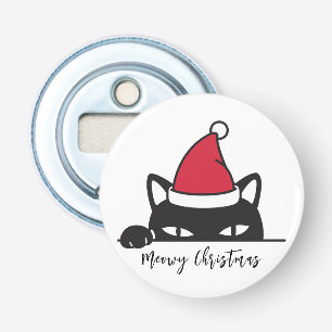 Abrebotellas Gato negro de Navidades divertidos