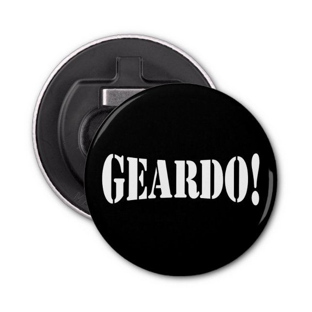 ABREBOTELLAS ¡GEARDO! (Anverso)