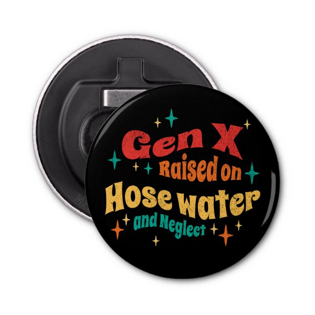Abrebotellas Generación divertida de la Generación X en agua de (Anverso)