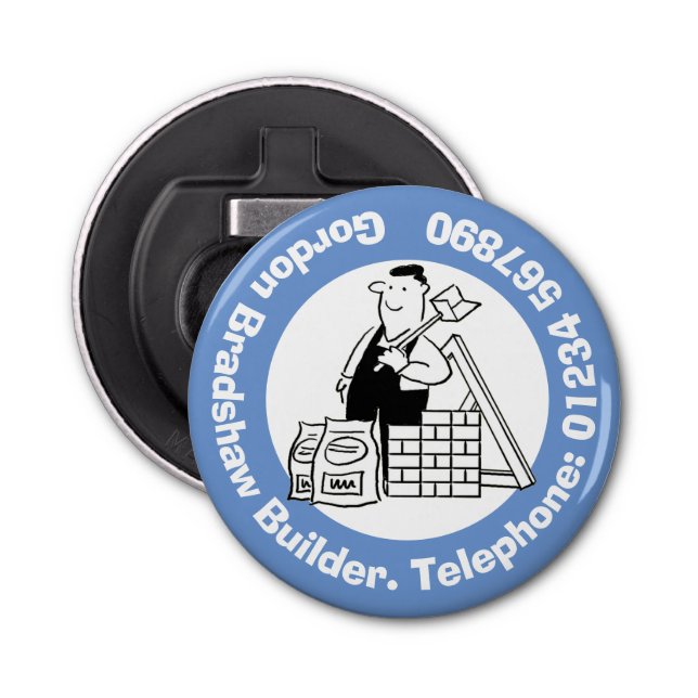 Abrebotellas Generador general con materiales de construcción. (Anverso)