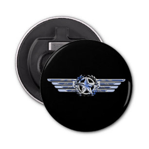 Abrebotellas General Air Pilot Chrome como Star Wings Black