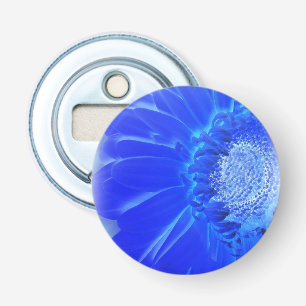 Abrebotellas gerbera azul eléctrico