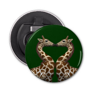 Abrebotellas Girafas románticas