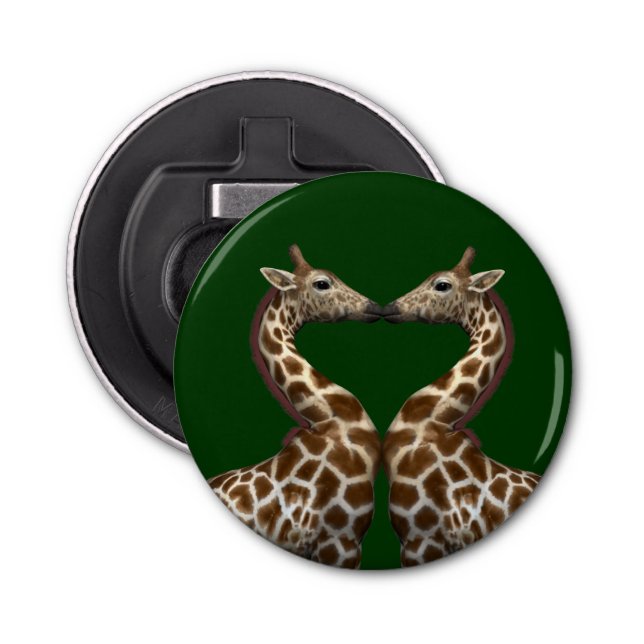 Abrebotellas Girafas románticas (Anverso)