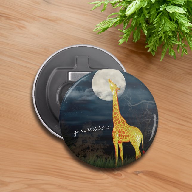 Abrebotellas Giraffe y Luna | Apertura de botella de imán Perso (Subido por el creador)