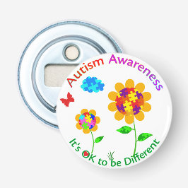 Abrebotellas Girasol de Conciencia del Autismo