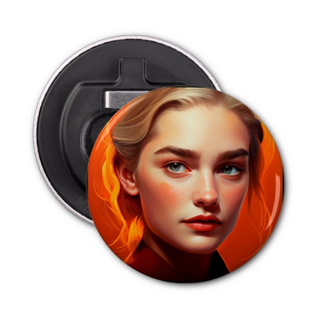 Abrebotellas Girl with blue eyes (Anverso)