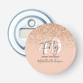 Abrebotellas Girly purpurina chisporroteó moderno fiesta de cum