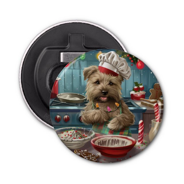 Abrebotellas Glen of Imaal Terrier Holiday Baking: Festividad (Anverso)
