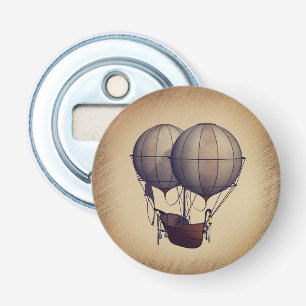 Abrebotellas Globos aerostáticos Steampunk con barco