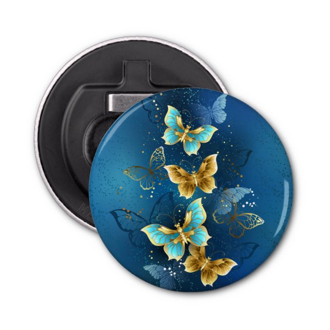 Abrebotellas Golden butterflies (Anverso)