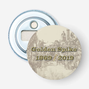 Abrebotellas Golden Spike Transcontinental Railroad Sesquincent