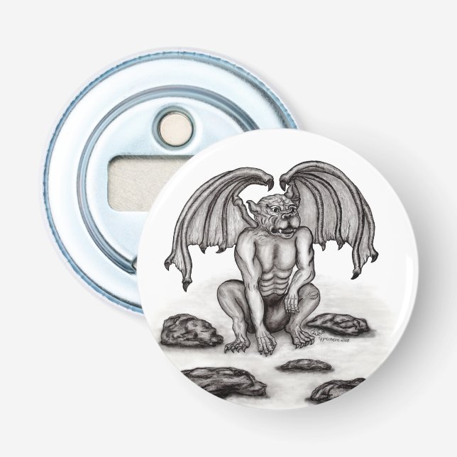 Abrebotellas Golem Gargoyle (Anverso)