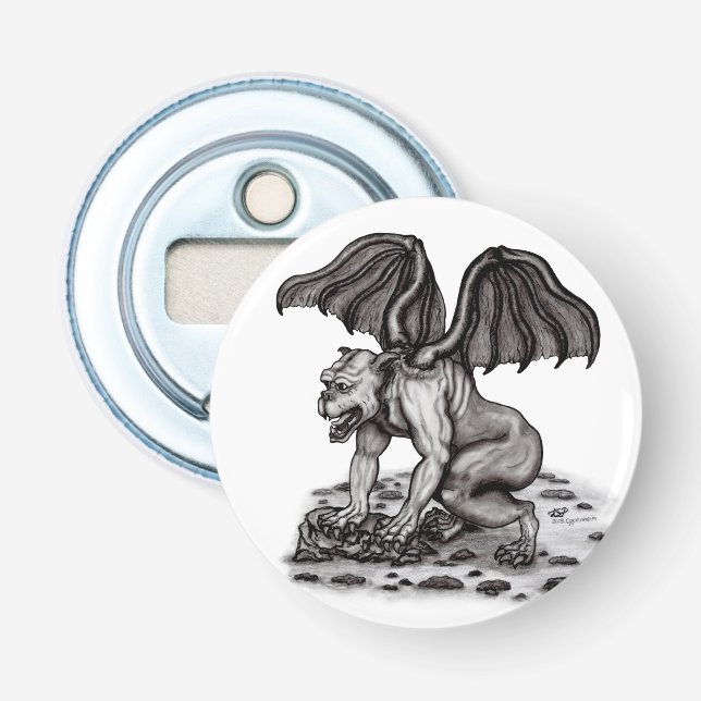 Abrebotellas Golem Gargoyle (Anverso)