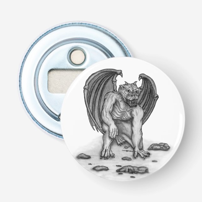 Abrebotellas Golem Gargoyle (Anverso)