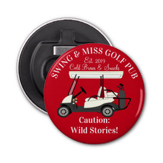 Abrebotellas Golf Pub Cart Beer & Snacks Wild Stories