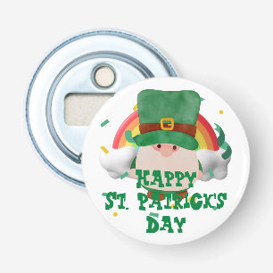 Abrebotellas Gorra verde afortunado Shamrock St. Patrick's Day