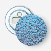 Gotas de lluvia suaves en vidrio azul