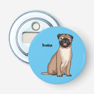 Abrebotellas Gracioso ilustracion de personalizado de perro de