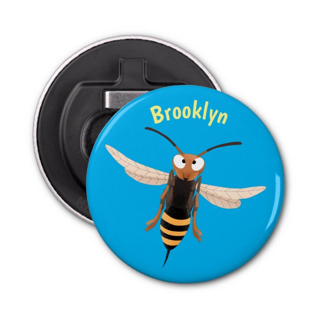 Abrebotellas Gracioso ilustracion personalizado de avispas de a (Anverso)