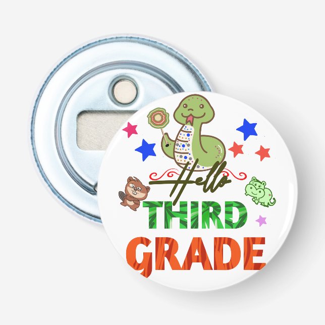 Abrebotellas Grader Kinder für die dritte Klasse (Anverso)