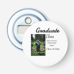 Abrebotellas Graduación añadir clase de nombre de 20xx congrats
