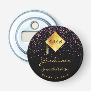 Abrebotellas Graduación de graduado morado negro
