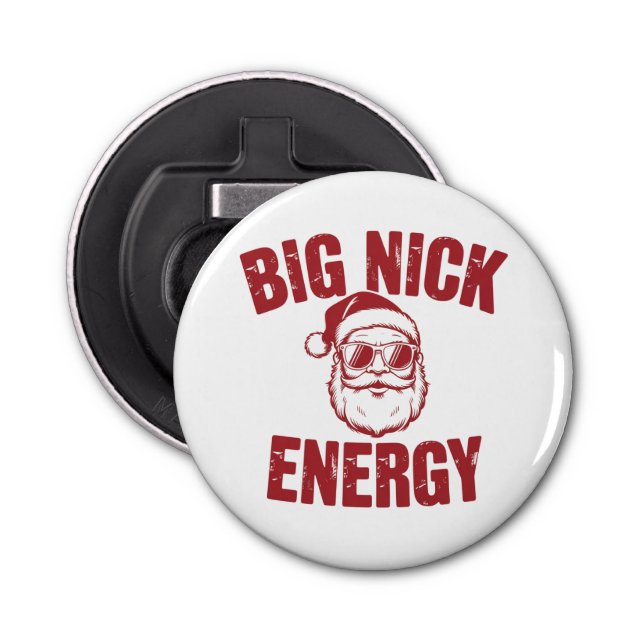 Abrebotellas Gran Chiste de Navidades de Nick Energy Funny Sant (Anverso)